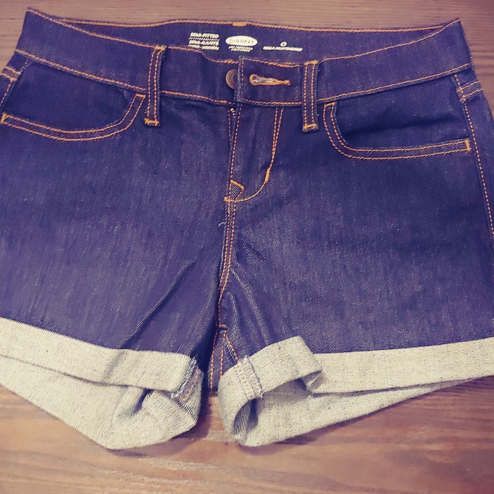 Blue jean shorts